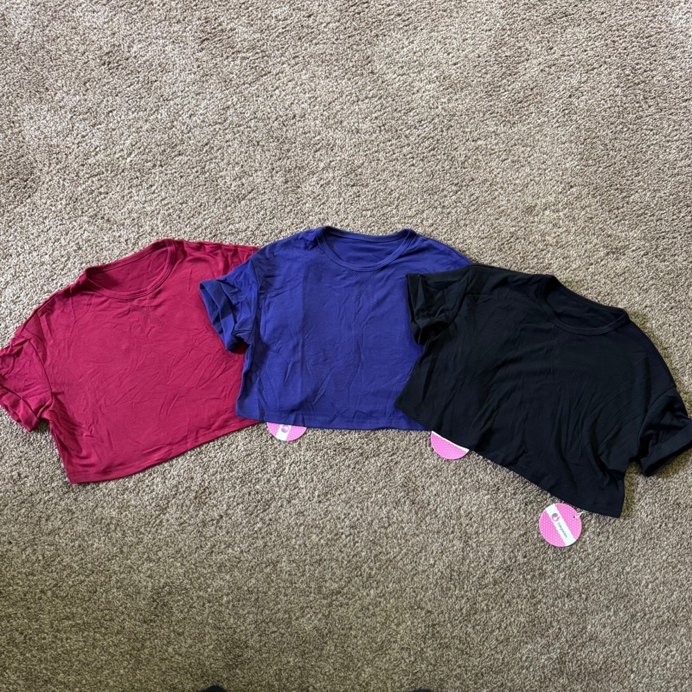 Oakgarden Kids Multicolor Crop Top T-Shirt Bundle 3 Pack Size 5-6Y